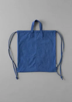Bags & Belts-TOAST Cotton Canvas Drawstring Bag Blue