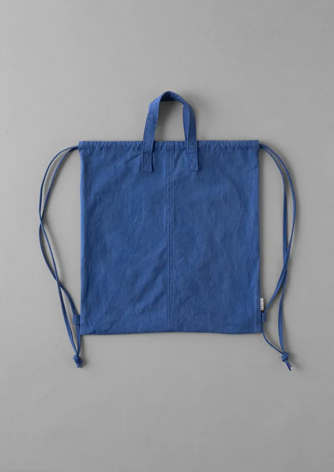 Bags & Belts-TOAST Cotton Canvas Drawstring Bag Blue