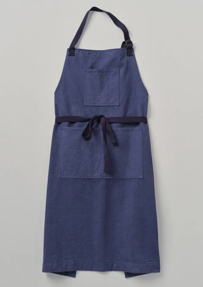 Aprons & Tea Towels-TOAST Cotton Canvas Project Apron WorkwearBlue