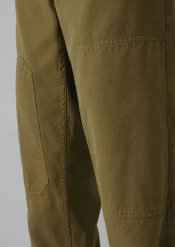 Trousers-TOAST Cotton Canvas Tapered Trousers WoodlandGreen