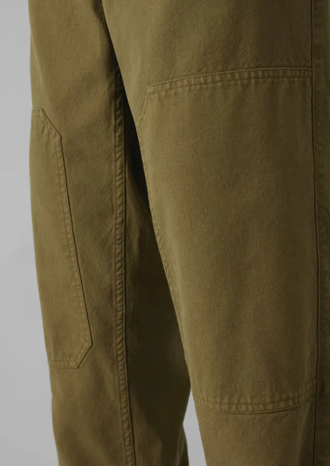 Trousers-TOAST Cotton Canvas Tapered Trousers WoodlandGreen