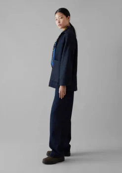 Denim|Tops & Tees-TOAST Cotton Hemp Denim Smock Indigo