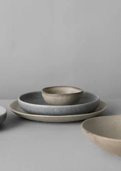 Ceramics|Tableware-TOAST Cove Stoneware Dinner Plate SpeckledGrey
