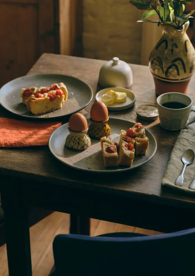 Ceramics|Tableware-TOAST Cove Stoneware Dinner Plate SpeckledGrey