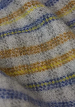 Textiles|Blankets & Throws-TOAST Dashed Check Wool Blanket Multi