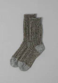 Socks & Tights-TOAST Decka Wool Socks Grey