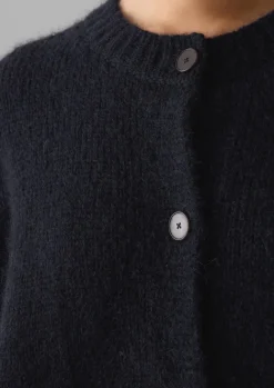 Knitwear-TOAST Dolman Sleeve Cardigan DarkNavy