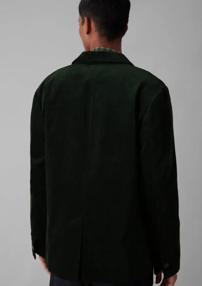 Cord|Coats & Jackets-TOAST Easy Tailored Organic Cord Jacket MineralGreen