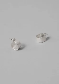 Jewellery-TOAST Emily Nixon Sculptural Hoop Earrings Silver