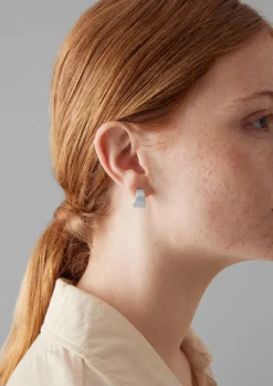 Jewellery-TOAST Emily Nixon Sculptural Hoop Earrings Silver
