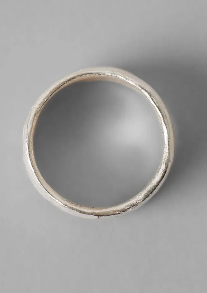 Jewellery-TOAST Emily Nixon Sculptural Rock Ring Silver