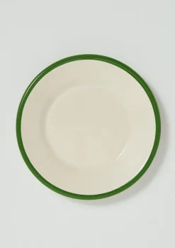 Outdoor|Kitchen-TOAST Enamel Plate Cream/Leaf