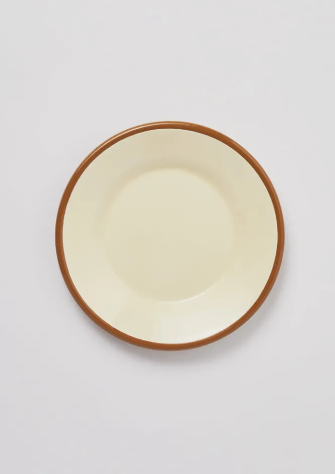 Outdoor-TOAST Enamel Plate Cumin/Cream