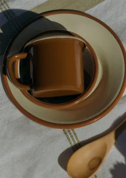 Outdoor-TOAST Enamel Plate Cumin/Cream