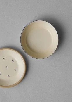 Bathroom-TOAST Enamel Soap Dish Putty/Cream