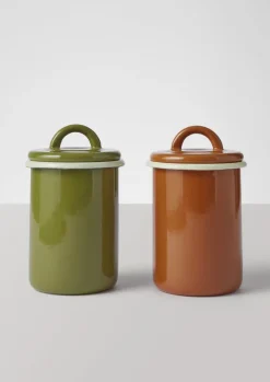 Kitchen-TOAST Enamel Storage Jar Cumin