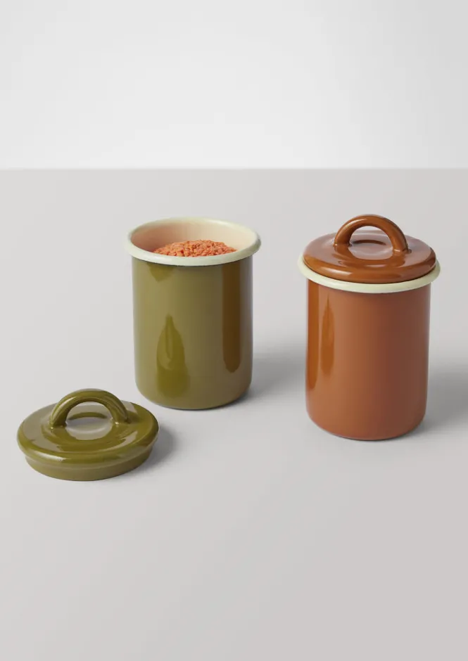 Kitchen-TOAST Enamel Storage Jar Cumin