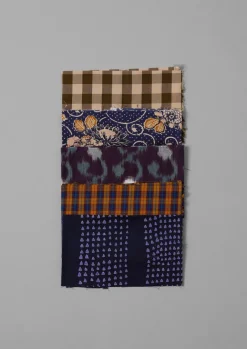 Textiles-TOAST Fabric Remnant Bundle BlueMulti