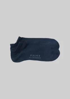 Socks & Tights-TOAST Falke Active Breeze Trainer Socks NavyMelange