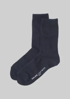 Socks & Tights-TOAST Falke Cosy Wool Socks DarkNavy