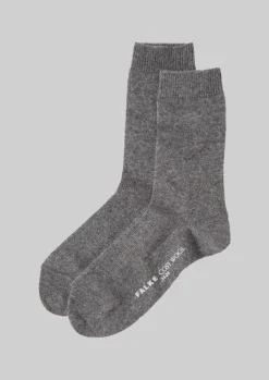 Socks & Tights-TOAST Falke Cosy Wool Socks LightGreyMelange