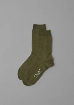 Socks & Tights-TOAST Falke Cosy Wool Socks Artichoke