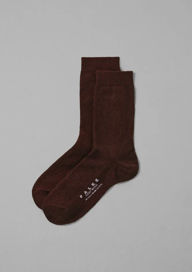 Socks & Tights-TOAST Falke Cosy Wool Socks Cinnamon