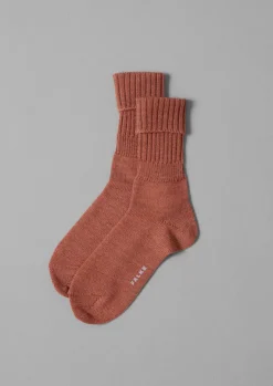 Socks & Tights-TOAST Falke Striggings Chunky Socks Rust