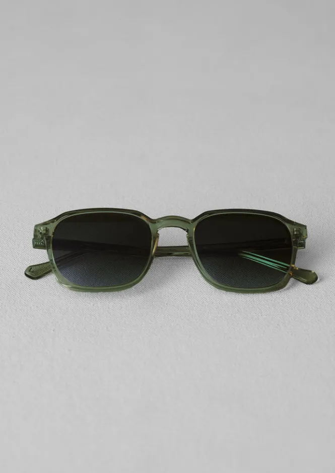 Sunglasses-TOAST Finlay and Co Chepstow Sunglasses BottleGreen