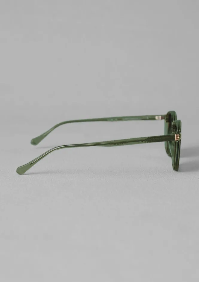 Sunglasses-TOAST Finlay and Co Chepstow Sunglasses BottleGreen