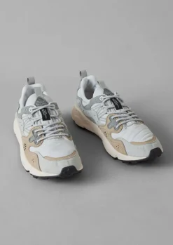 Trainers & Plimsolls-TOAST Flower Mountain Yamano Kaiso Panelled Trainers LightGrey