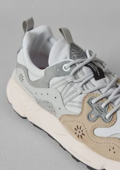 Trainers & Plimsolls-TOAST Flower Mountain Yamano Kaiso Panelled Trainers LightGrey