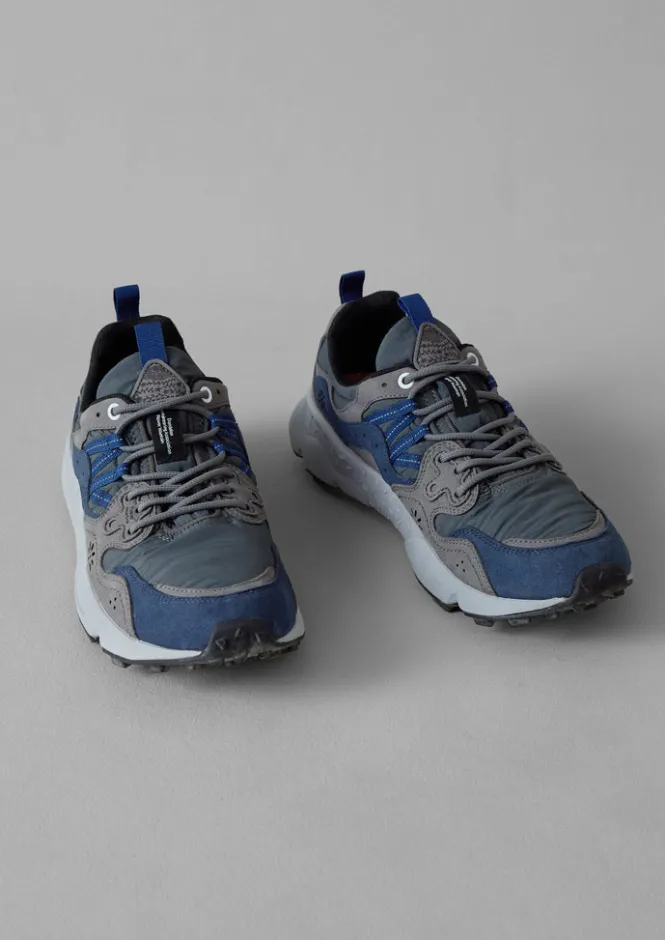 Trainers & Plimsolls-TOAST Flower Mountain Yamano Kaiso Panelled Trainers Charcoal