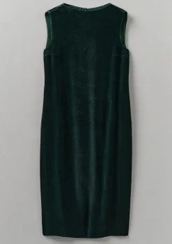 Velvet|Dresses-TOAST Fluid Silk Velvet Dress Onyx