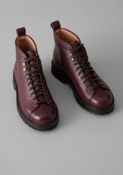 Boots-TOAST Fracap Leather Monkey Boots Chianti