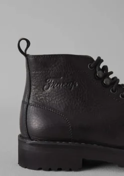 Boots-TOAST Fracap Leather Monkey Boots Black