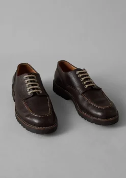 Shoes-TOAST Fracap Postman Shoes DarkBrown