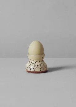 Ceramics|Kitchen-TOAST Frances Savage Egg Cup Set Cream/Terracotta