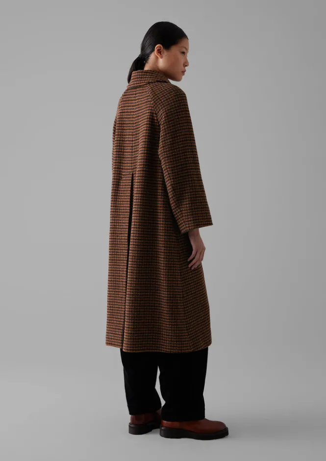 Coats & Jackets-TOAST Frankie Wool Houndstooth Raglan Coat