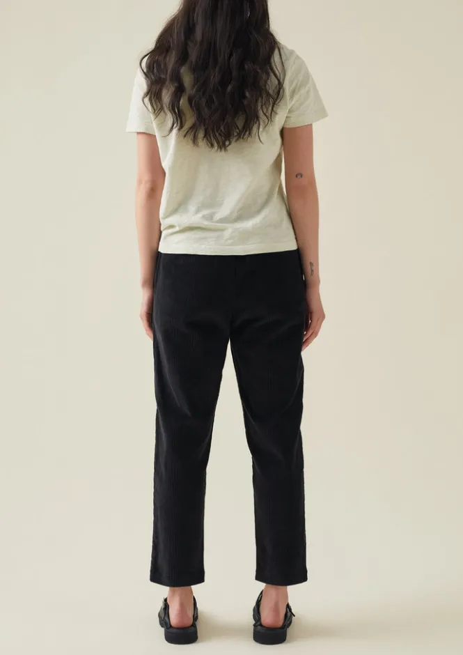Cord|Trousers-TOAST Gabi Organic Cord Pull On Trousers BrownSlate