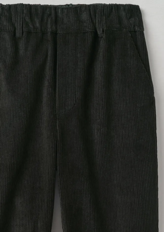 Cord|Trousers-TOAST Gabi Organic Cord Pull On Trousers BrownSlate