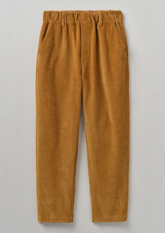 Cord|Trousers-TOAST Gabi Organic Cord Pull On Trousers Toffee