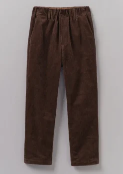 Cord|Trousers-TOAST Gabi Organic Cord Pull On Trousers Chestnut