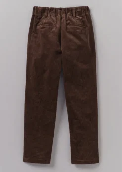 Cord|Trousers-TOAST Gabi Organic Cord Pull On Trousers Chestnut