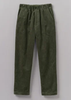 Cord|Trousers-TOAST Gabi Organic Cord Pull On Trousers Seaweed