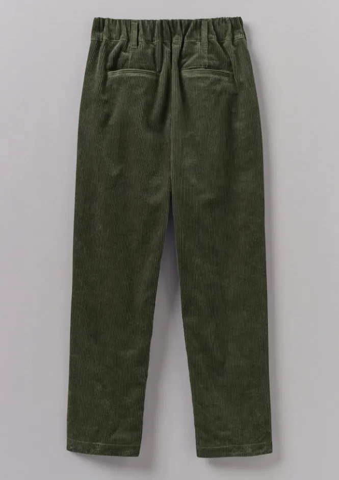 Cord|Trousers-TOAST Gabi Organic Cord Pull On Trousers Seaweed