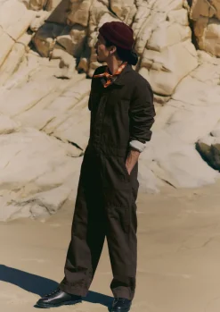 Linen|Workwear-TOAST Garment Dyed Canvas Overalls TentGreen