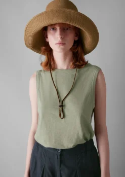 Jersey|Tops & Tees-TOAST Garment Dyed Organic Cotton Tank Top CeladonGreen