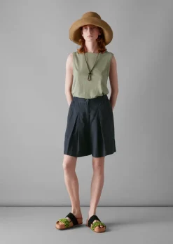 Jersey|Tops & Tees-TOAST Garment Dyed Organic Cotton Tank Top CeladonGreen