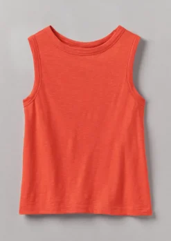 Jersey|Tops & Tees-TOAST Garment Dyed Organic Cotton Tank Top Pumpkin